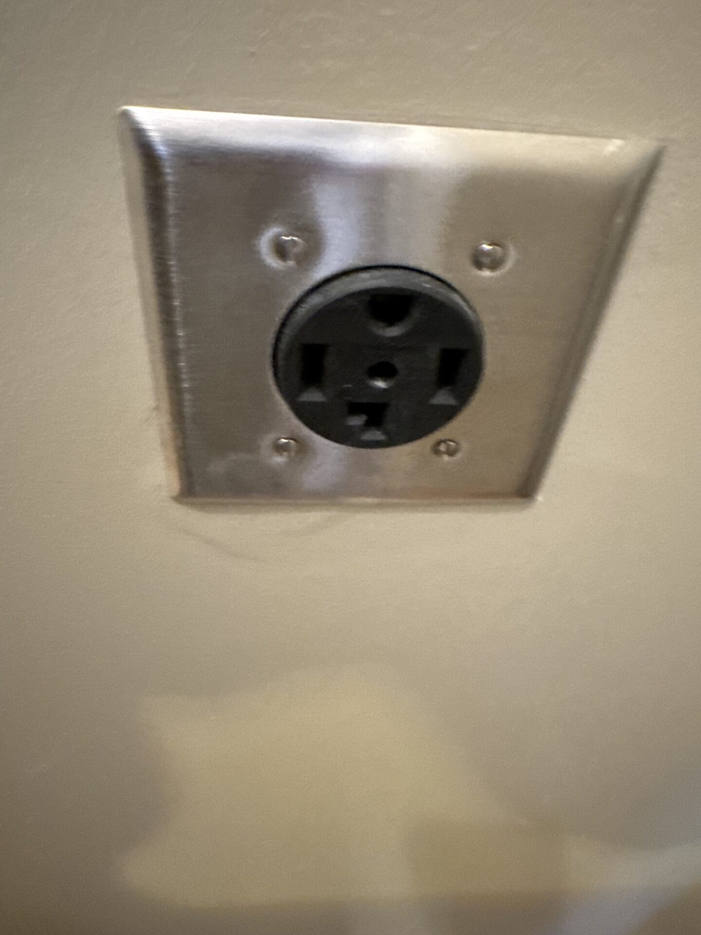 Clean NEMA 14-50 240V outlet installation for EV charging or shop power